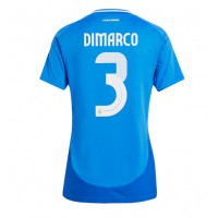 Maglie da calcio Italia Federico Dimarco #3 Prima Maglia Femminile Europei 2024 Manica Corta